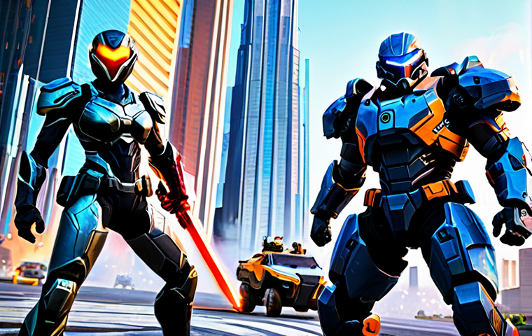 Balanced Team Composition**

"A diverse team of heroes standing ready for battle in a vibrant, futuristic cityscape. One character is heavily armored (tank), one is wielding a large rifle (damage dealer), and another is holding a glowing staff (support). All characters are fully clothed in appropriate, futuristic attire. Dynamic action pose, showing teamwork and readiness. Safe for work, appropriate content, fully clothed, professional digital art, perfect anatomy, natural proportions, high quality, family-friendly."

**