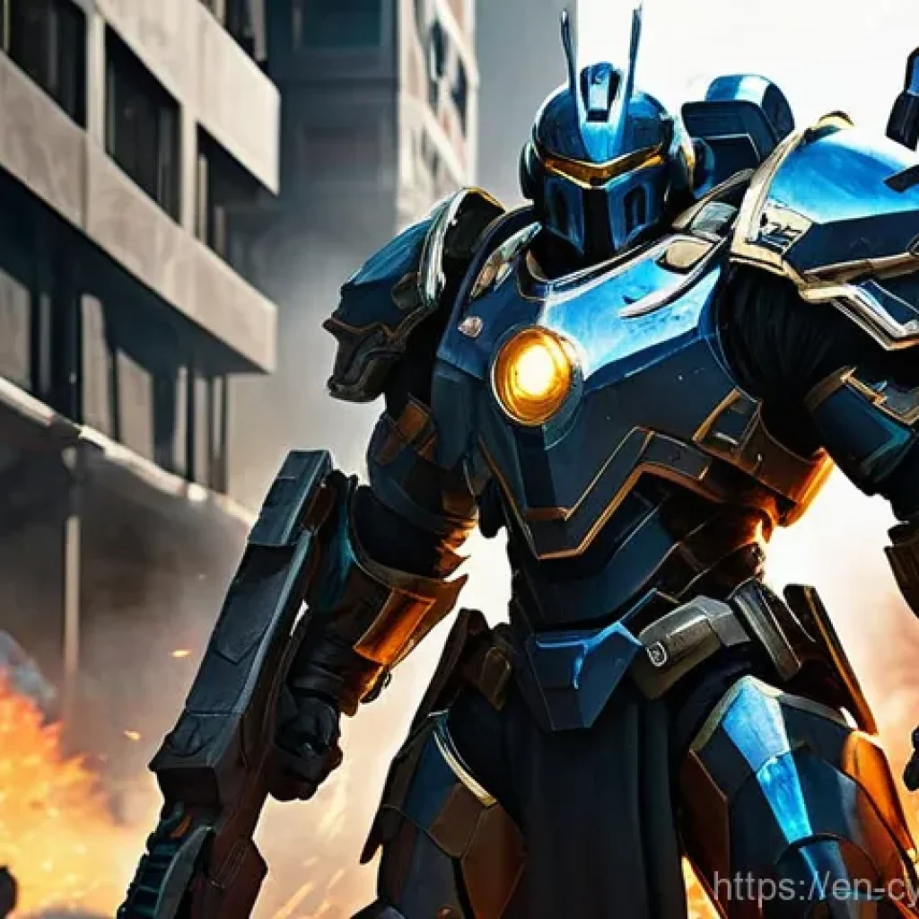 사이퍼즈 게임 속 전설의 캐릭터 - **Prompt for "The Ageless Vanguard: Unyielding Presence in Every Clash" (Tank/Vanguard):**
    A pow...
